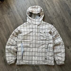 Vintage 00s Y2K Pulse Plaid Ski Snowboard Zip Winter Jacket